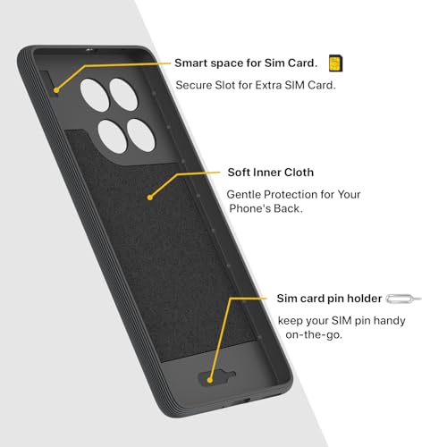 Image of Outlouders Back Cover for iQOO Neo 10 5G / Vivo Y300 GT 5G | Full Camera Protection | TPU Soft Flexible Shockproof Bumper Case (Grey)