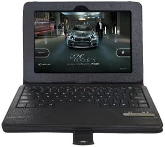 QQ-Tech Keybook Detachable Bluetooth Keyboard Case for Amazon Kindle Fire HD 7/8.9 / HDX 7 / HDX 8.9 (for Kindle Fire HD 8.9'' (2012 Release), Black)