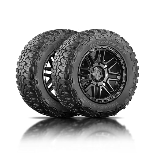 Set of 2(Two) Travelstar EcoPath M/T LT285/70R17 10 Ply Load Range E 121Q SUV Jeep Light Truck Mud Terrain Tire 285/70/17(Tire Only)