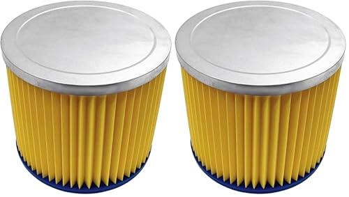SPARES2GO Cartouche Filtrante pour Titan TTB350 TTB351VAC TTB430VAC Aspirateur Humide et Sec (Lot de 2)