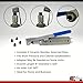 ATE Pro. Tools - Sand Blaster Kit, Sandblaster Siphon Feed Gun Nozzle, Sand Blasting Gun with 10 ft. Hose, Abrasive Blaster Nozzle Gun w/Tips, Suction Pipe, Removes Paint, Stain, Rust, Grime