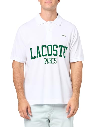 Lacoste Men's Classic Fit L.12.12 Petit Piqué Polo Shirt, White