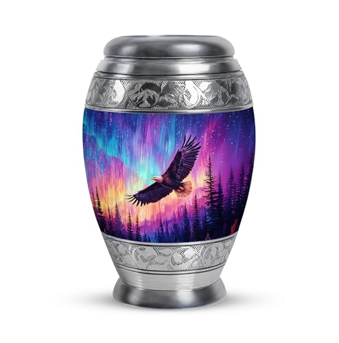 Image of Eagle Urn - Memorial Keepsake Cremation Urns for Ashes Adult Male - Little Burial Urn for Mom & Dad - 3 Inch