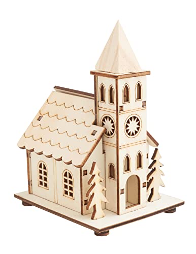VBS Holzbausatz \"Kirche\" inkl. LED VBS Holzbausatz \"Kirche\" inkl. LED
