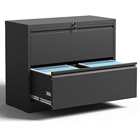 OPTYMIRA 2 Drawer Locking Filing Cabinet Cover