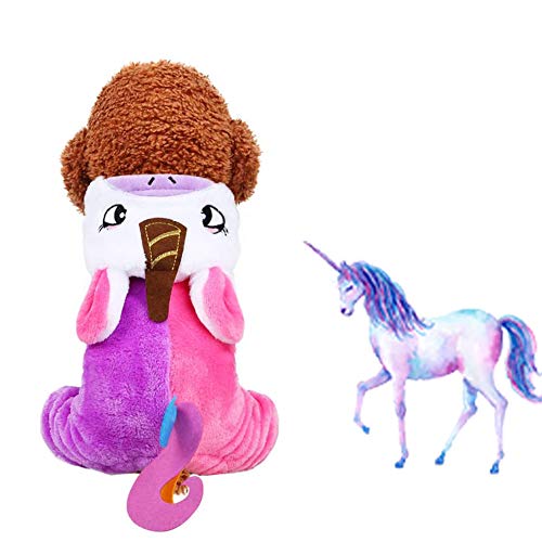 NACOCO Dog Unicorn Costume Pet Halloween Christmas Colthes Cats Birthday Party Uniform Pet Holiday Cosplay for Small to Large Dogs Cats Clorhes(S)