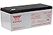 Yuasa NP7-12 Batteria al piombo, 12 V, 7.0 Ah, 15.1 x 9.75 x 6.5 cm