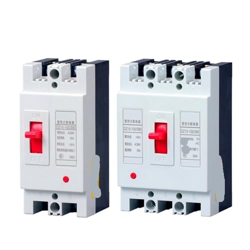 Interrupteur d'air triphasé DZ15 disjoncteur boîtier plastique 3P 63A - 3