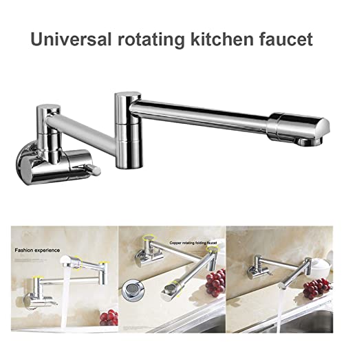 Grifo de cocina en latón macizo con caño articulado 5