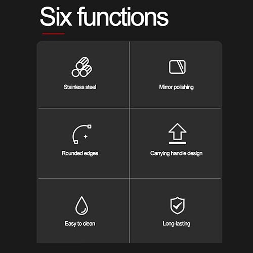 Miniatura 5 de Molde de flan portátil, molde de flanera portátil, acero inoxidable de grado alimenticio, gran capacidad, redondo, para hornear pasteles, con tapa y