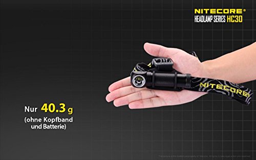 Nitecore HC30 Nötr beyaz – 1000 lümen, Winkelkopflampe : Amazon