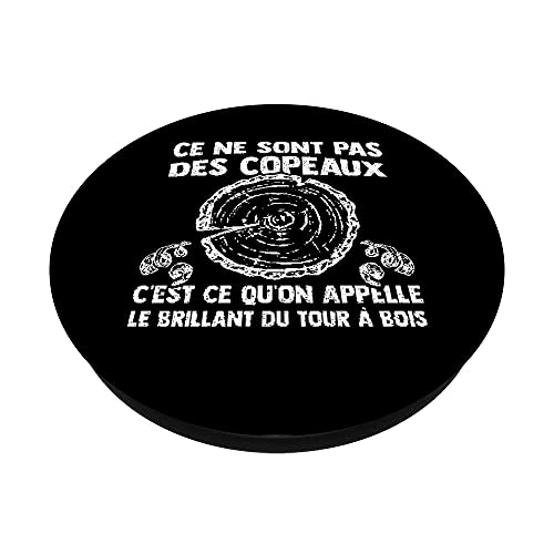 Tournage Sur Bois Charpentier Tourneur - Tour A Bois PopSockets PopGrip Interchangeable – vue 2