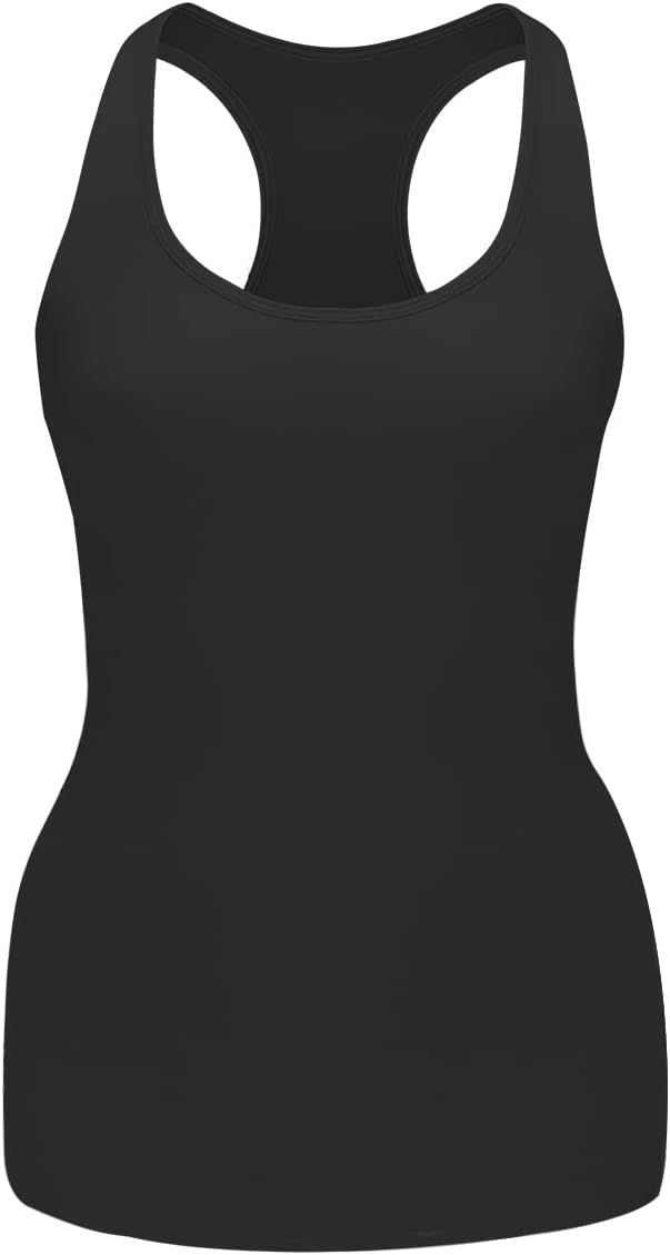 Women Tummy Control Shapewear Tank Tops - Seamless Compression Racerback Vest Body shaper Tank Top