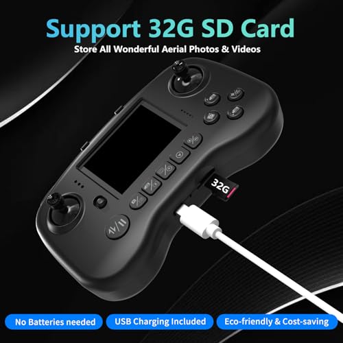 TTROARDS TT19LCD Drohne mit 4k Kamera für Erwachsene, FPV Drohne mit 2.8in LCD Bildschirm Berufstätige, Brushless Motor, 270°Hindernisvermeidung Höhenhaltung 3D Flip 5G RC Mini Quadcopter für Anfänger – Bild 6