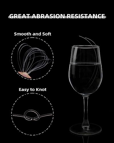 Image of BLUEWING Monofilament Fishing Line Clear Mono Fish Wire Thin Diameter String 6-400 lbs, 50-3000 Yards