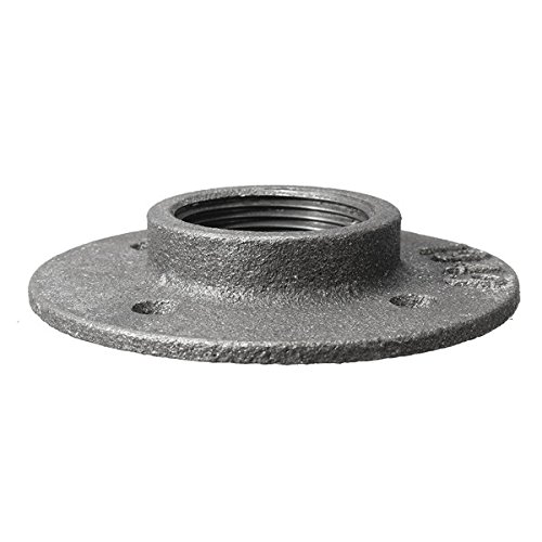 EsportsMJJ 10Pcs 1/2 Pulgadas De Hierro Maleable Piso Brida De Acero Tubería De Hierro Montaje En Pared