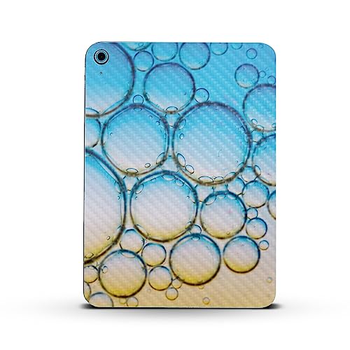 Image of MightySkins Carbon Fiber Skin Compatible with Apple iPad 10.9 inch 10th Gen (2022) Full Wrap Kit - Sunrise Bubbles | Protective, Durable Textured Carbon Fiber Finish | Easy to Apply | Made in The USA
