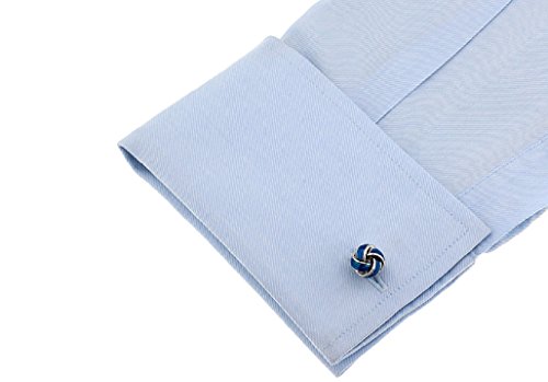 Juego de Mancuernillas Blue Knot para Hombre MRCUFF miniatura 4
