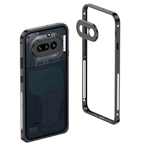 Coque en aluminium Nothing Phone 4a Pro noire à cadre ultra fin