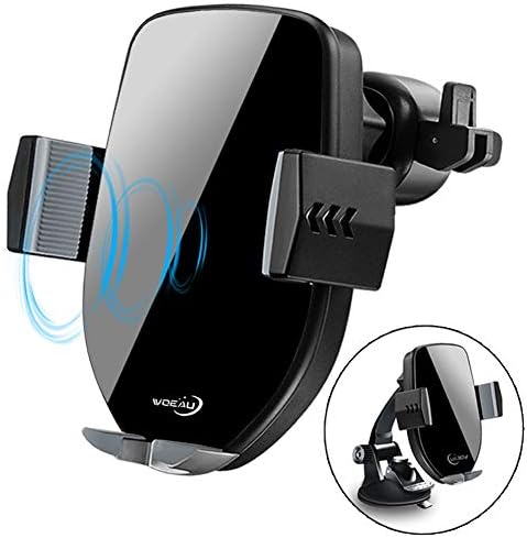 Qi Wireless Car Charger Mount,Automatic Sensor Fast Charging Air Vent Phone Holder Compatible iPhone Xs MAX/XR/X/8 Plus Samsung Galaxy S9/7/Note All Qi-Enabled Phones