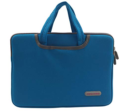 Puna Store Canvas Laptop Sleeve with Handle (12.5", Blue)