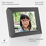 Aura Mason WiFi Digital Picture Frame | Wirecutter's Best Digital Frame for Gifting | Send Photos from Your Phone | Quick, Easy Setup in Aura App | Free Unlimited Storage | Black - Image 3