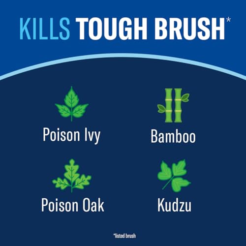 Image of BioAdvanced Brush Killer Plus Concentrate - Mix & Spray - Kills Tough Brush like Poison Ivy and Kudzu - Visible Results in 1-6 Weeks - Rainproof in 4 Hours - 32 fl oz Bottle