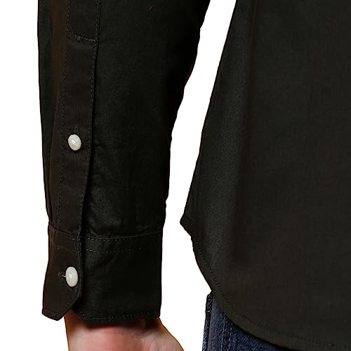 Image of Wrangler Men's Solid Green Shirt