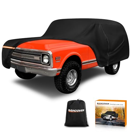 Car Cover for Chverolet K5 Blazer/GMC Jimmy 1969-1991 420D & Cotton Lining