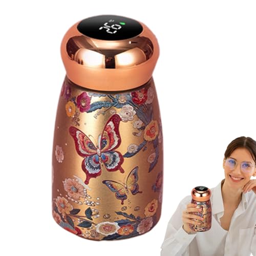 Botella Térmica Para Niños,Taza De Acero Inoxidable Pequeña Para Mujer Y Portátil - Termos Para Bebidas Frías Y Calientes De Camping Escuela Y Actividades Infantiles Al Aire Libre