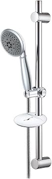 Kingston Brass KX2522SBB Showerscape 5-Function Hand Shower with Slide Bar Kit, Polished Chrome