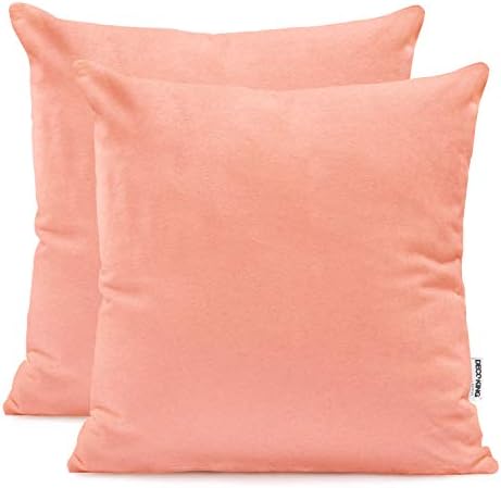 DecoKing 2 Poszewki na poduszki 50x50 cm Jersey bawełna zamek błyskawiczny butelkowa zieleń zielony Amber