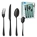 Produktbild AMEFA AUSTIN Besteck Set 4 Personen (schwarz) | 16-teilig | Besteck Set schwarz aus rostfreiem Edelstahl 18/0 | PVD-veredelt | schwarzes Besteck mit außergewöhnlichem Look