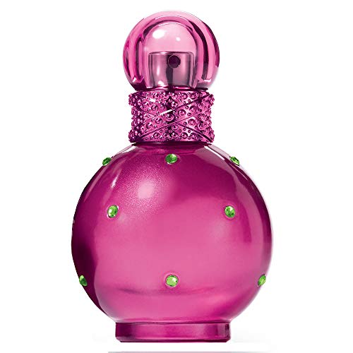Britney Spears Fantasy 50 ml – Eau de Parfum de Mujer, Fragancia Gourmand Floral y Amaderada – Notas de Lichi Rojo Jugoso, Acorde de Cupcake y Almizcle Cremoso – Frasco de Vidrio Rosa
