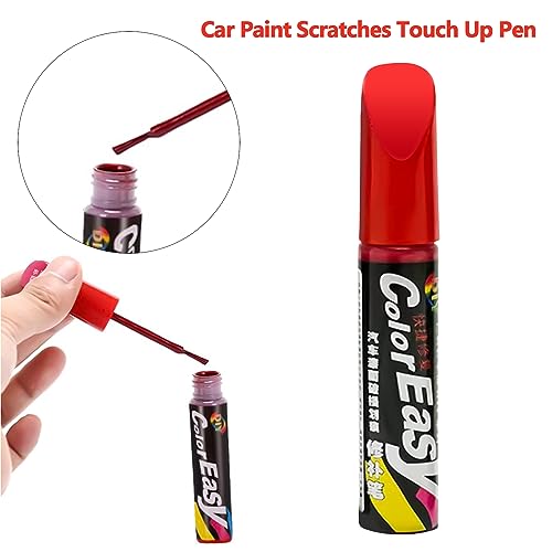 Auto Lackstift, Reparatur Pinsel für Kratzer, Autolack Reparaturmittel Mit Pinsel, 1 Stück (Rot)