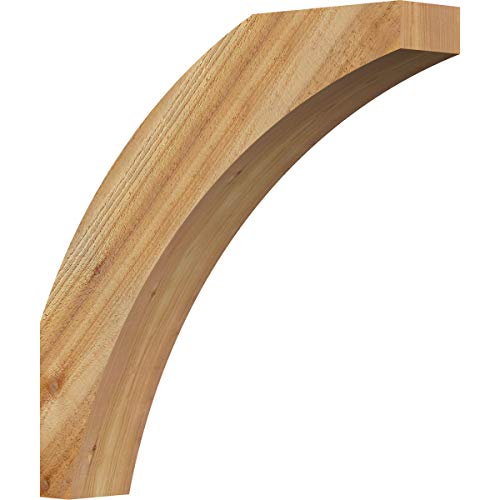 4"W x 22"D x 22"H Thorton Rough Sawn Knee Brace, Western Red Cedar