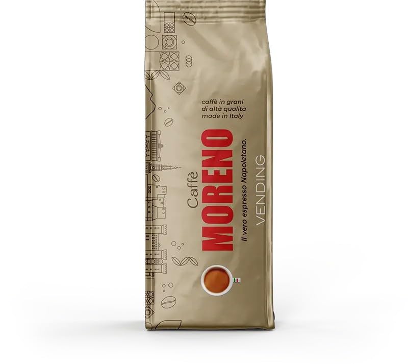 Moreno 1 kg de grains mélangés pour expresso de bar.