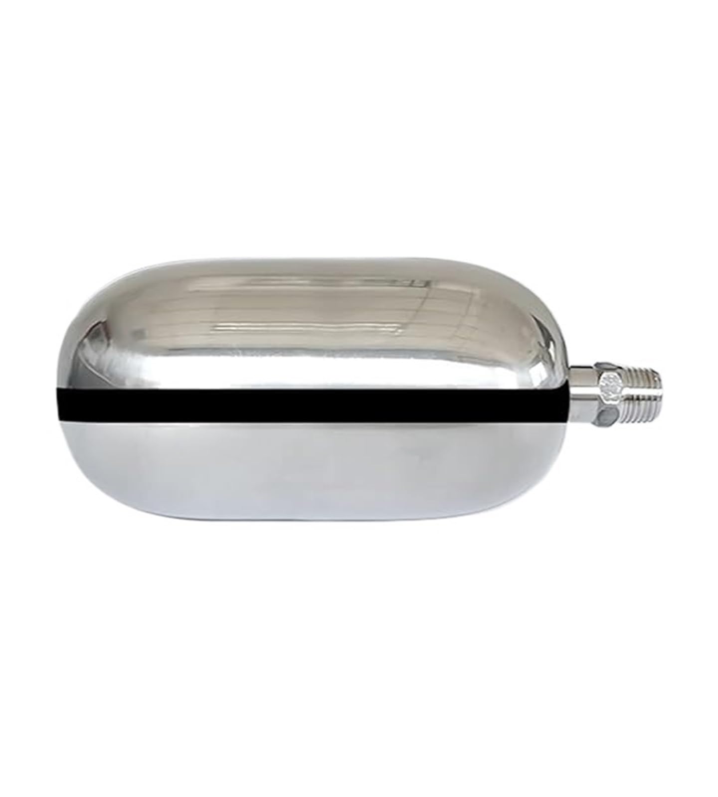 Genérico Tanque de Almacenamiento de Bomba de diafragma pequeña, Tanque de Aire de Alta presión, contenedor de Almacenamiento de Gas, Tanque de Aire Tipo Bote.(0.45L/0.1Gal)
