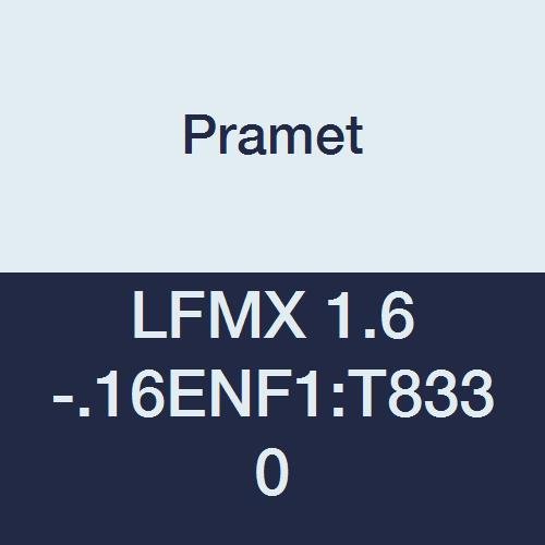 LFMX 1.6-.16ENF1:T8330 Carbide Indexable Part Off and Grooving Insert, Stainless Steel Geometry, Overall Width 0.063", 1 Cutting Edge (Pack of 10)