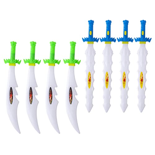 Totority Leuchten Messer Schwerter Blinkende Led Lichter Schwert 8 Stücke Leuchtende Messer Und Schwerter Spielzeug Spielzeug Halloween Party Spielzeug Schwert Cover