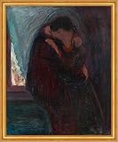 The Kiss Edvard 01532 Cadre Motif couple de baisers amoureux tendresse et câlin B A2