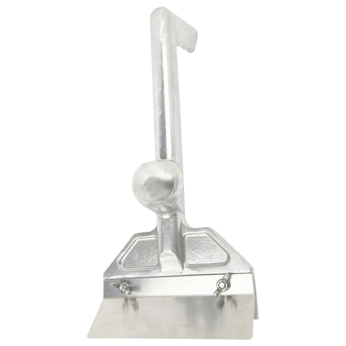 iplusmile Grattoir à Barbecue en Acier Inoxydable 420 Protection Anti-éclaboussures et Manche Long pour Poêles à Frire et Nettoyage des Plaques de Cuisson Argenté