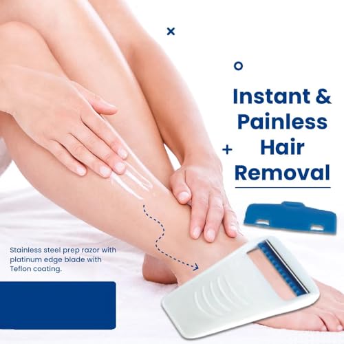 Image of Disposable Prep Razor Blade for Pre-Operative Skin Preparation | Single-Use Stainless Steel Surgical Shaving Razor | Safe Medical Hair Removal for Hospital, Clinic & Home Use (25)