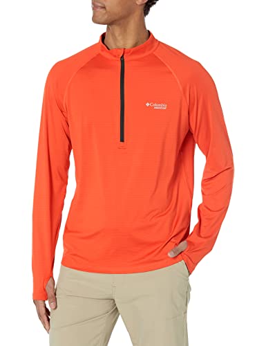Image of Columbia Men's Endless Trail Half Zip Mesh Long Sleev