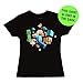 JINX Minecraft Glow-in-The-Dark Run Away Little Girls & Big Girls T-Shirt