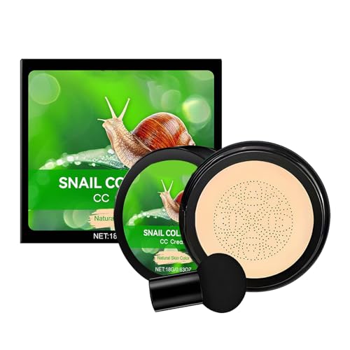 Air Cushion CC Cream - Corrector De Maquillaje Hidratante | La Humedad Ligera Amortigua Las Cremas Para Pieles Secas, Grasas Y Sensibles, De Larga Duración, Retoques Y Maquillaje Diarios