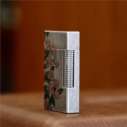 Encendedor de cobre puro peroano plata antigua miniatura 4