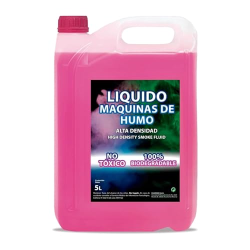 PLANTAWA - Hohe Dichte Nebelmaschine Flüssigkeit 5 Liter | Nebelfluid für Partys | 100% natürlich Nicht reizend für die Atemwege sehr Langer Standzeit