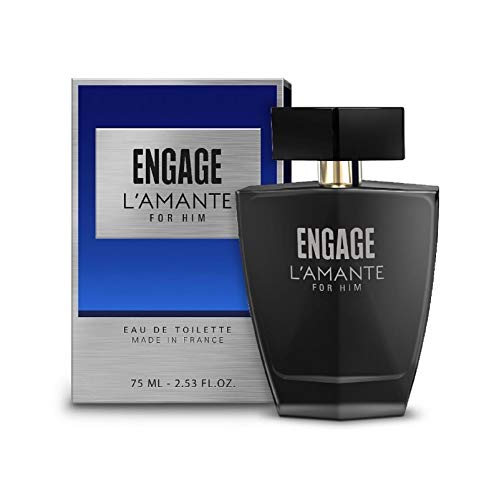 Engage L'amante Eau De Toilette for Men, Citrus, Premium and Long Lasting, Skin Friendly, 75ml
