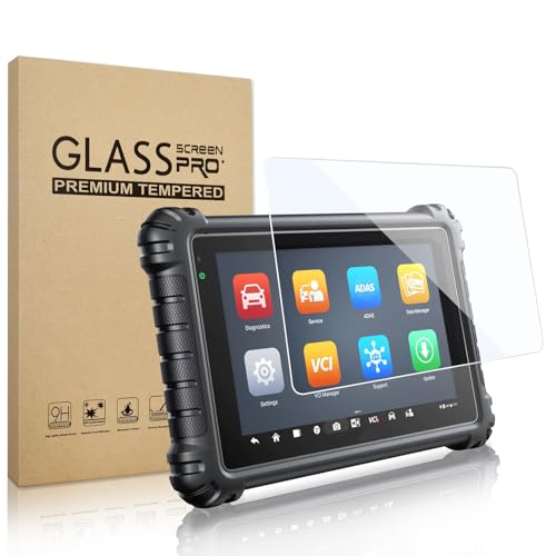 JMREOIMS 8 Inch Tempered Glass Screen Protector for Autel MaxiSys Ms906 PRO/ Ms906 PRO-TS/ MK906 PRO/ Mk906 PRO-TS, Film install Tools included